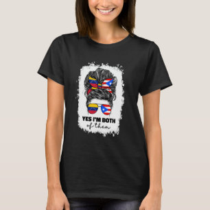 Venezuelan And Puerto Rican Rico Venezuela Flag Gi T-Shirt