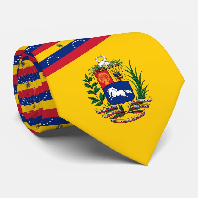 Venezuelan Flag & Coat of Arms, Flag of Venezuela Tie (Rolled)