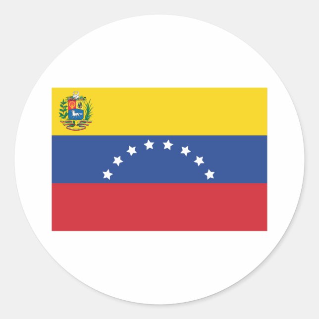 Venezuelan Flag Large Stickers (Front)