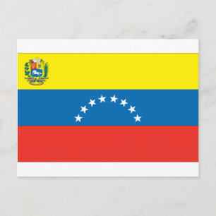 Venezuelan Flag Postcard