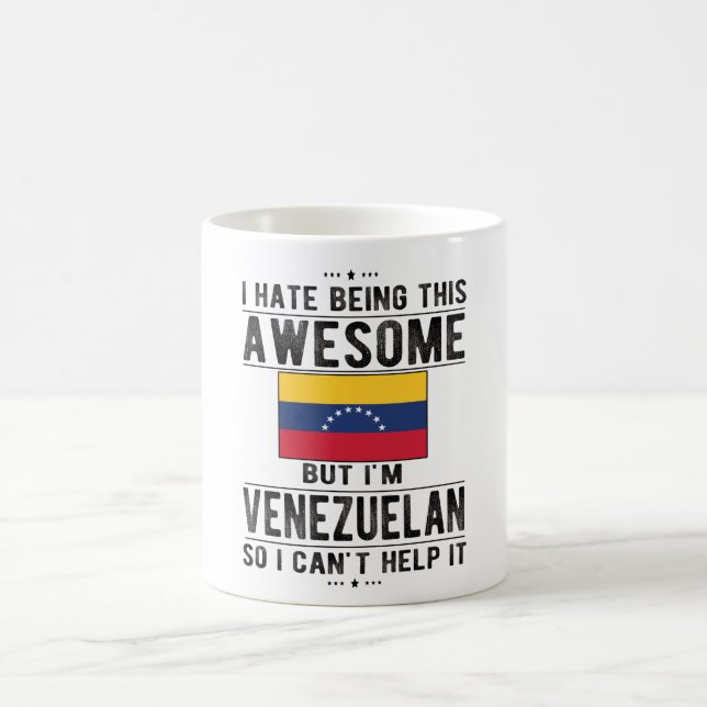 Venezuelan Flag Venezuela Proud Venezuelan Roots Coffee Mug (Center)