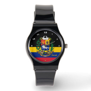 Venezuelan Flag watch, Emblem, Venezuela /sports Watch