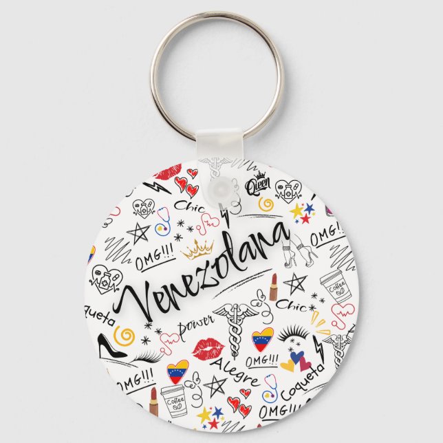 Venezuelan General Medical | Professional Pride Key Ring (Front)