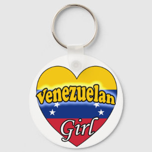 Venezuelan Girl Key Ring