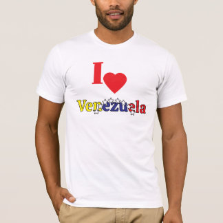 venezuelan,mens heart, i love Venezuela ,flag T-Shirt