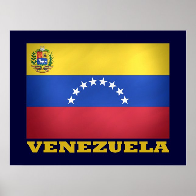 Venezuelan National Flag Poster (Front)