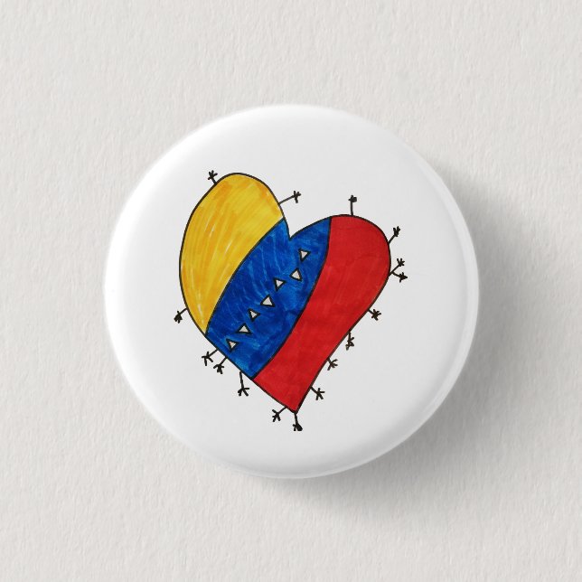 Venezuelan Nostalgia Button (Front)