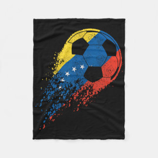 Venezuelan Pride Footbyll Player Flag  Fleece Blanket