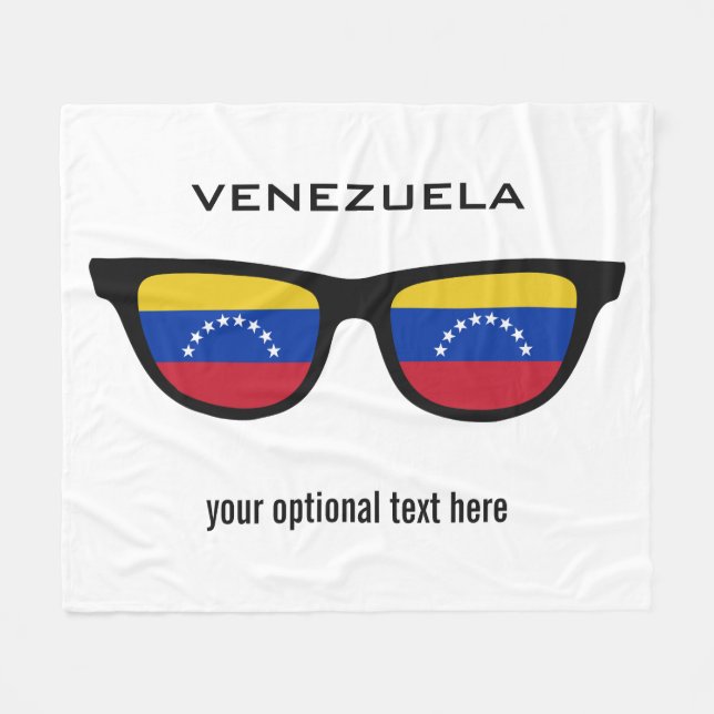 Venezuelan Shades custom fleece blankets (Front (Horizontal))