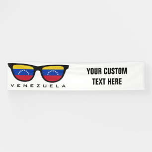 Venezuelan Shades custom text & color banner