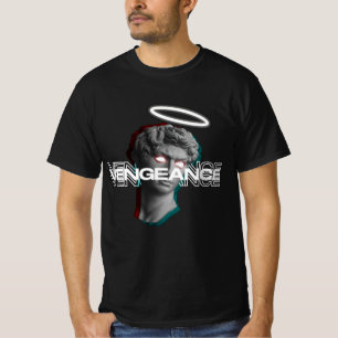 VENGEANCE angel statue streetwear T-Shirt