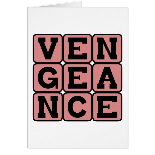 Vengeance, Punishment for Retribution (Front)