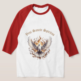 Veni Sancte Spiritus - Come Holy Spirit Raglan T-Shirt