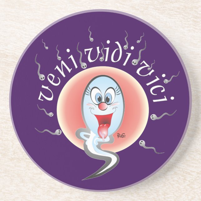 veni vidi vici Bierdeckel Coaster (Front)