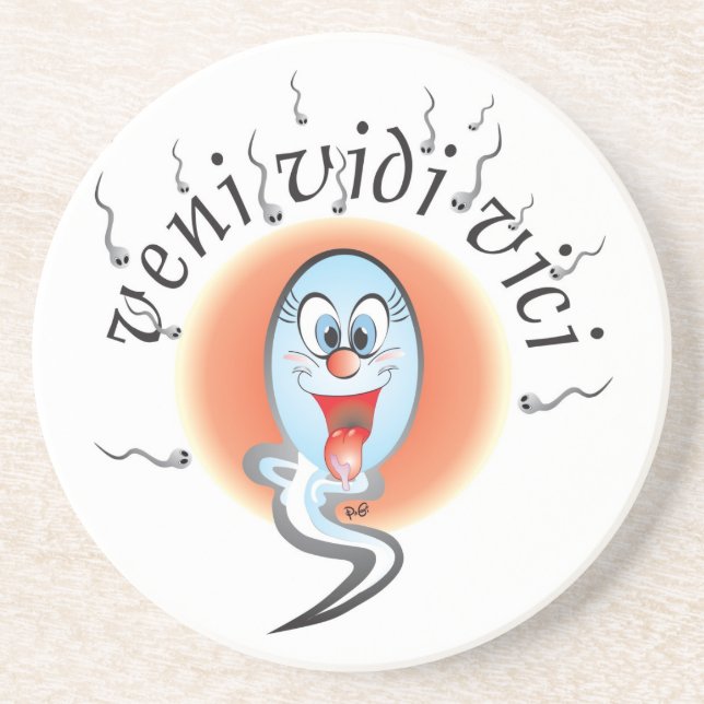 veni vidi vici Bierdeckel Coaster (Front)