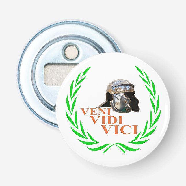 Veni Vidi Vici Bottle Opener (Front)