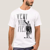 Veni Vidi Vici Caesar Motivational Quote Mens