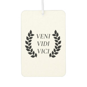 Veni Vidi Vici Car Air Freshener