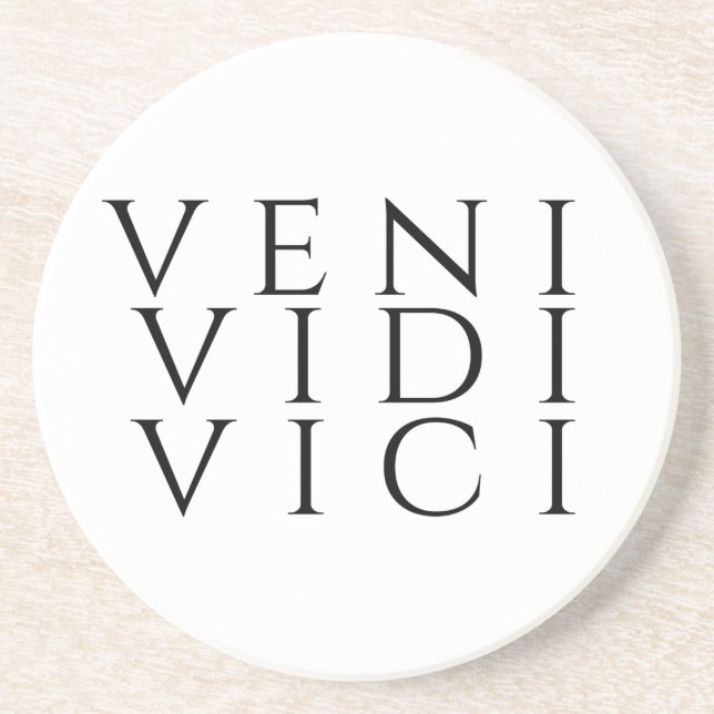 Veni Vidi Vici Coaster (Front)