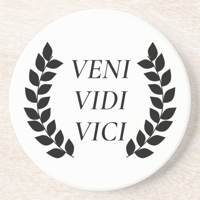 Veni Vidi Vici Coaster (Front)