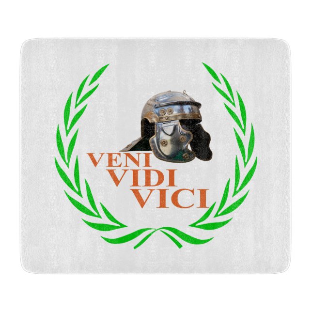 Veni Vidi Vici Cutting Board (Front)
