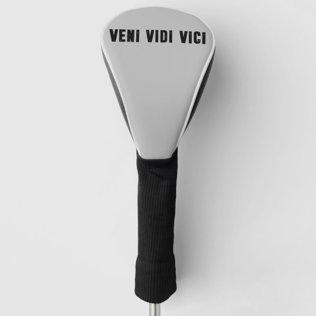 Veni vidi vici golf head cover (Front)