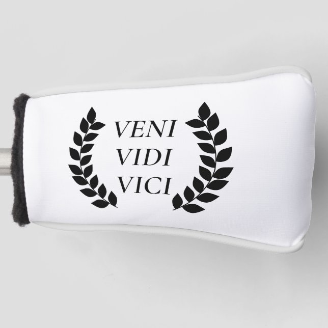 Veni Vidi Vici Golf Head Cover (Front)