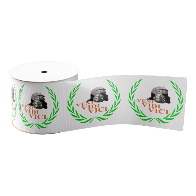 Veni Vidi Vici Grosgrain Ribbon (Spool)