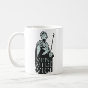 Veni Vidi Vici Julius Caesar Roman Coffee Mug
