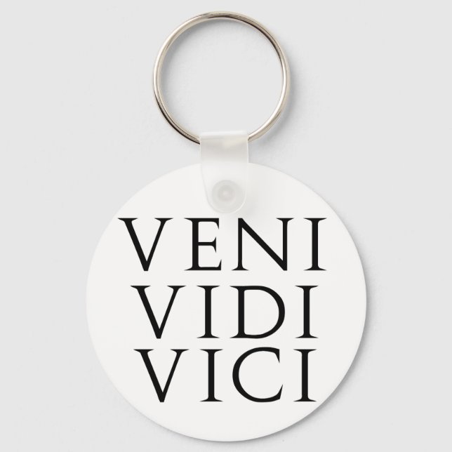 Veni Vidi Vici Key Ring (Front)