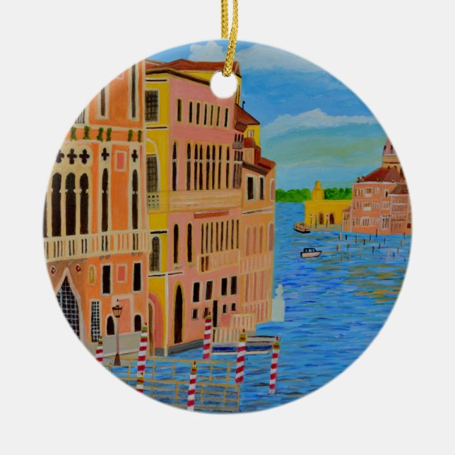 Venice3.JPG Ceramic Tree Decoration (Front)