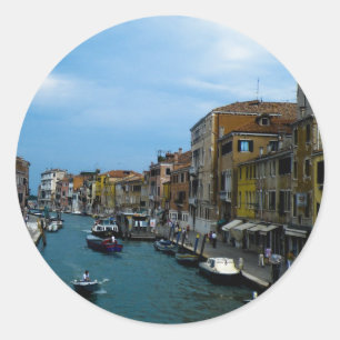 Venice 2 classic round sticker