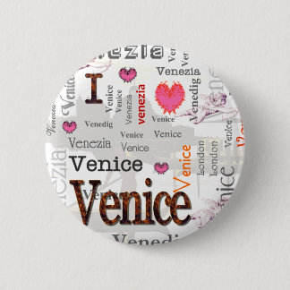 Venice 6 Cm Round Badge