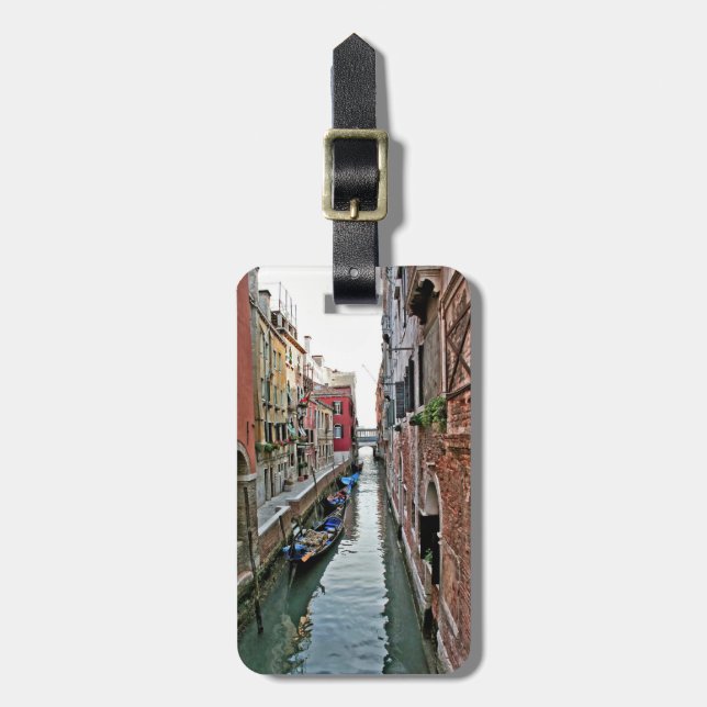 Venice Alleyway Luggage Tag (Front Vertical)