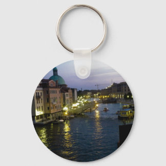 Venice at night key ring
