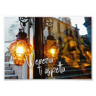 Venice awaits you! Italy, Venezia ti aspetta Photo Print