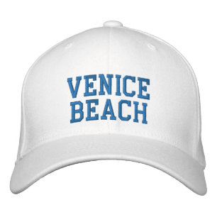 VENICE BEACH BASIC EMBROIDERED FLEX-IT WOOL CAP