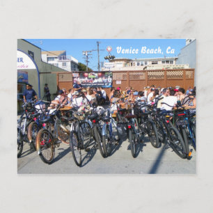 Venice Beach bike Postcard! Postcard