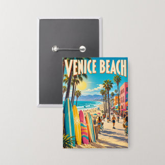 Venice Beach California Colourful Surfboards Poste