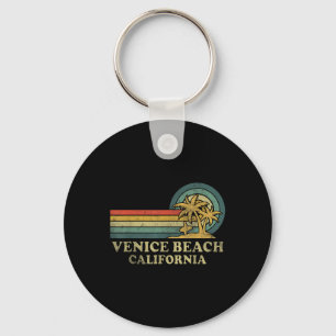 Venice Beach California Family Vacation Vintage Pa Key Ring