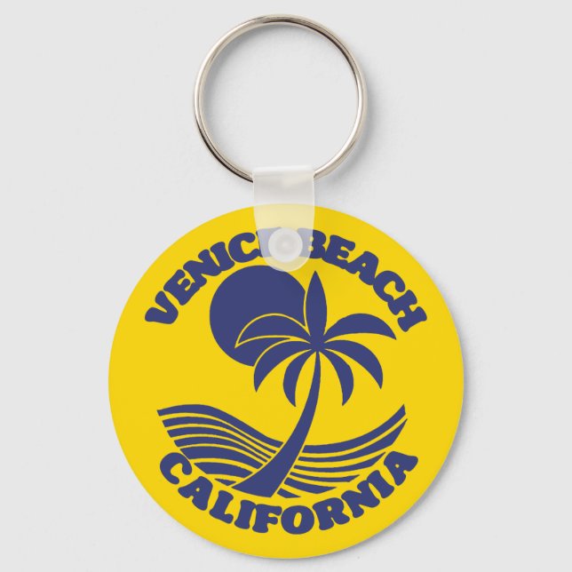Venice Beach California Key Ring (Front)