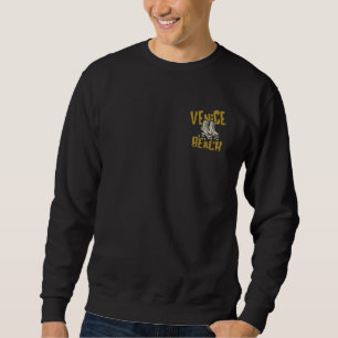 Venice Beach California Retro Roller Skate Design Sweatshirt