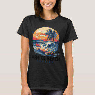 Venice Beach California Skateboard Skateboarder T-Shirt