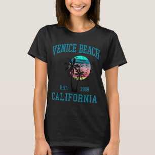 Venice Beach California Spring Break Beach Palm Tr T-Shirt