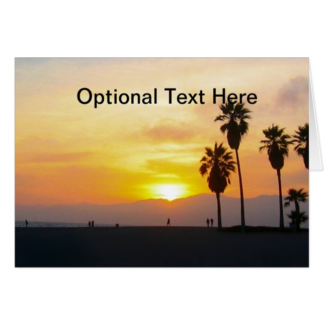 Venice Beach California Sunset (Front Horizontal)