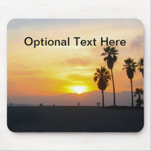 Venice Beach California Sunset Mouse Pad