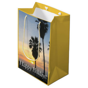 Venice Beach California Sunset Souvenir Medium Gift Bag