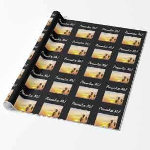 Venice Beach California Sunset Souvenir Wrapping Paper