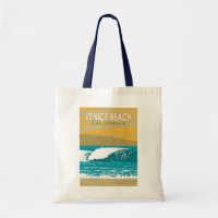 Venice Beach California Travel Art Vintage
