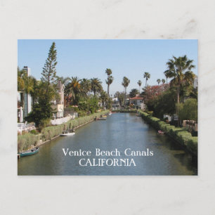Venice Beach Canals Postcard! Postcard